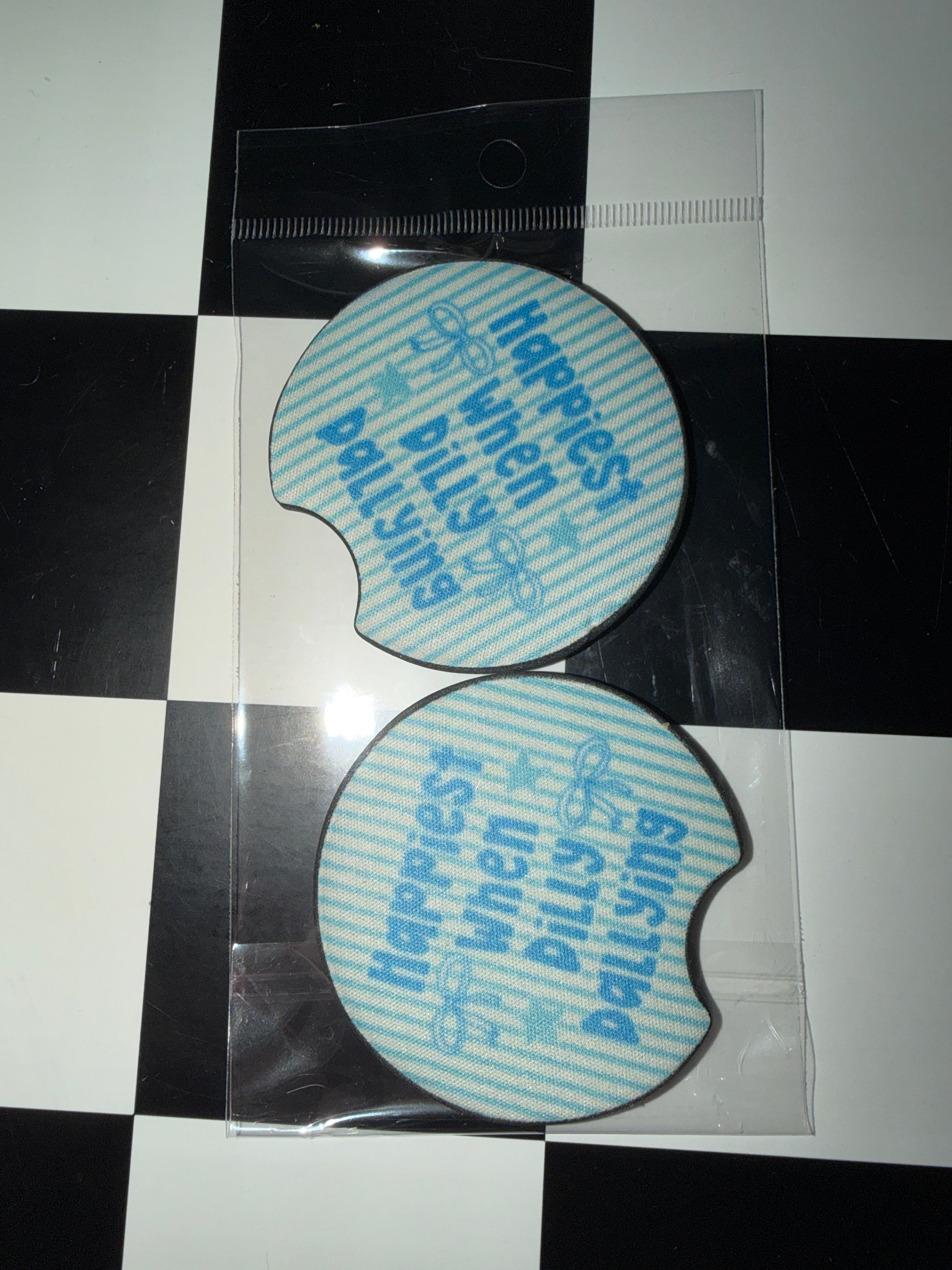 Happiest Bows Car Coaster Set