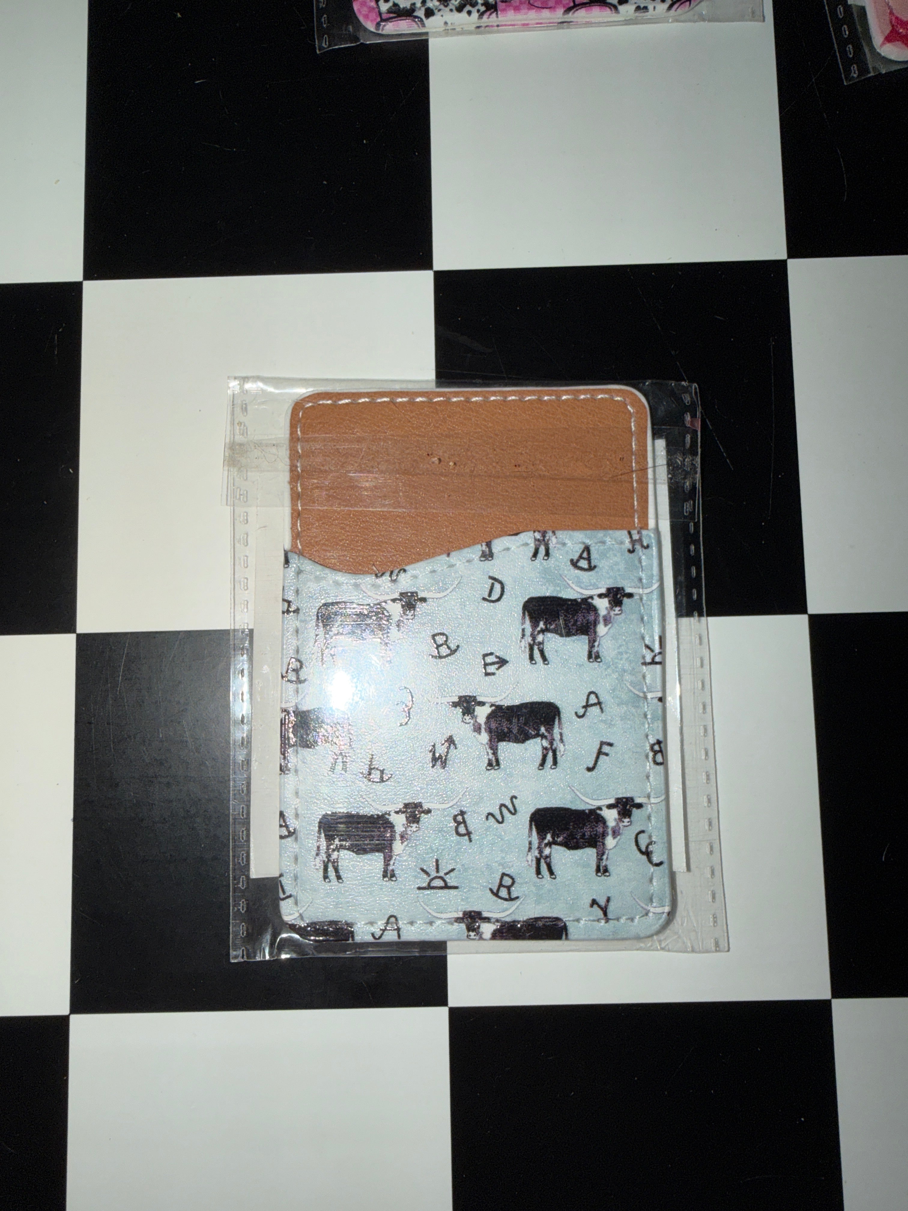 Cow Card Holder