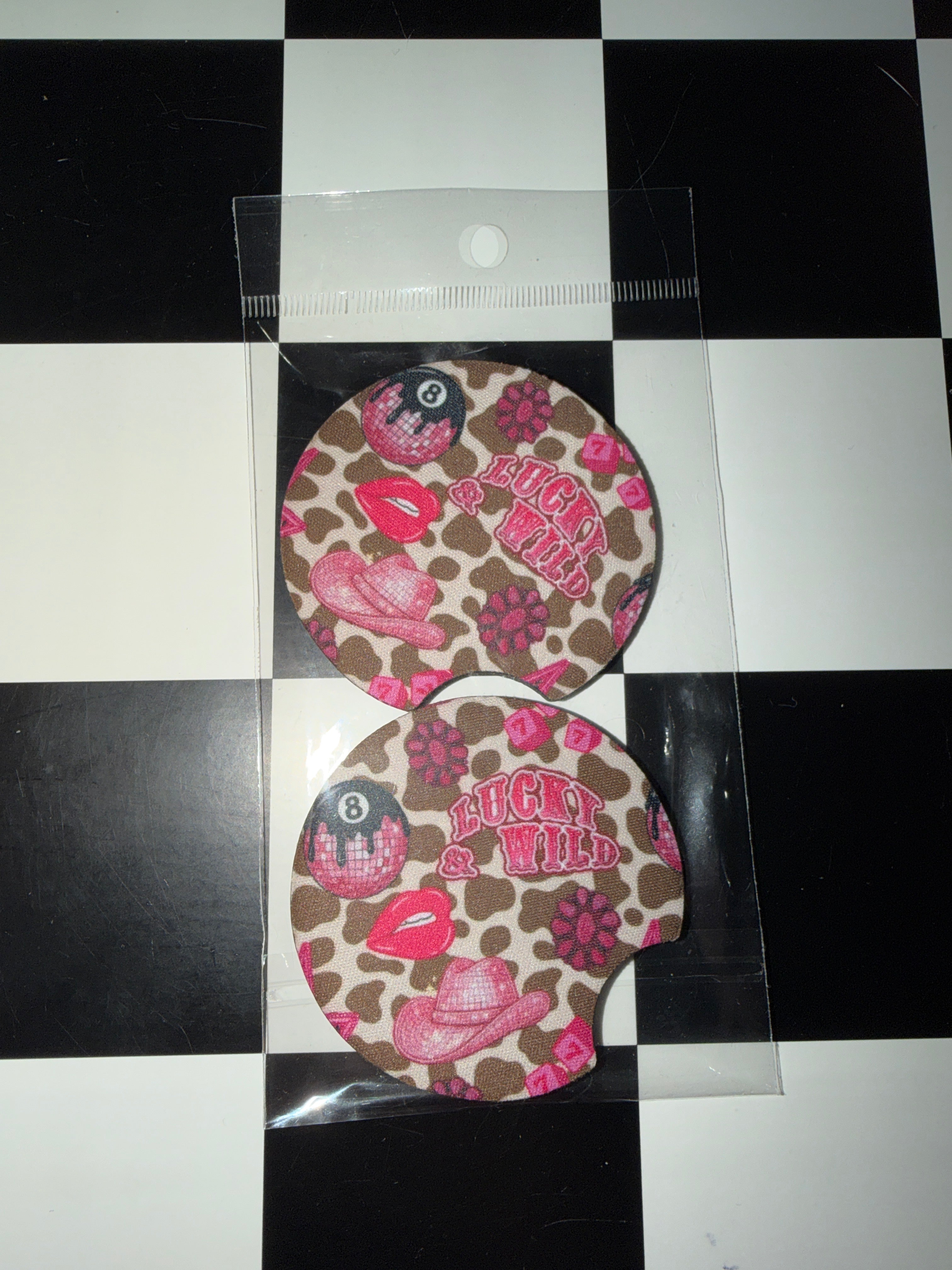 Lucky Wild Car Coaster Set