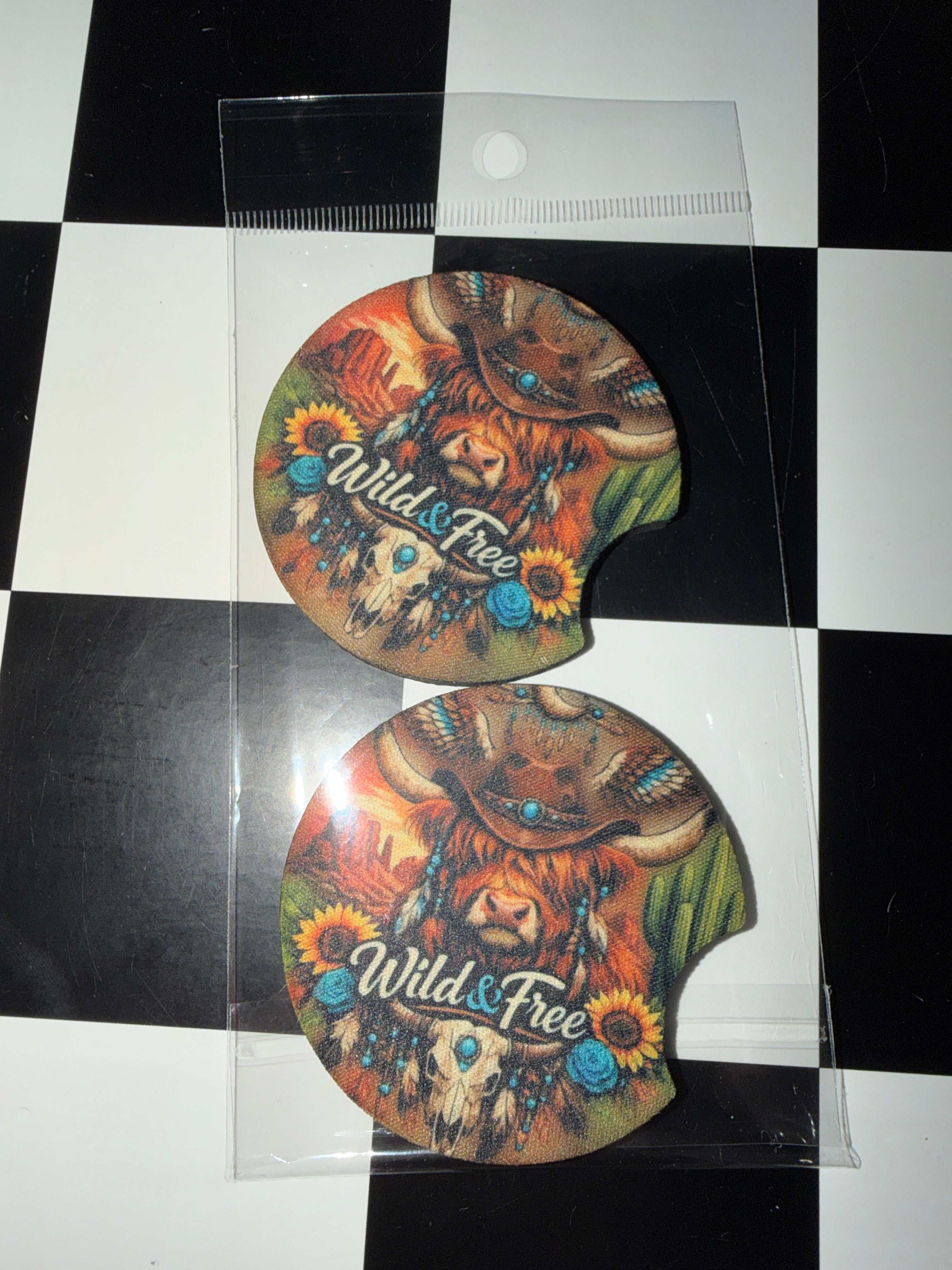 Wild Free Car Coaster Set