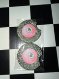 Cheetah 8 Ball Car Coaster Set