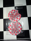 Good Girls Ready Dirty Books Car Coaster Set