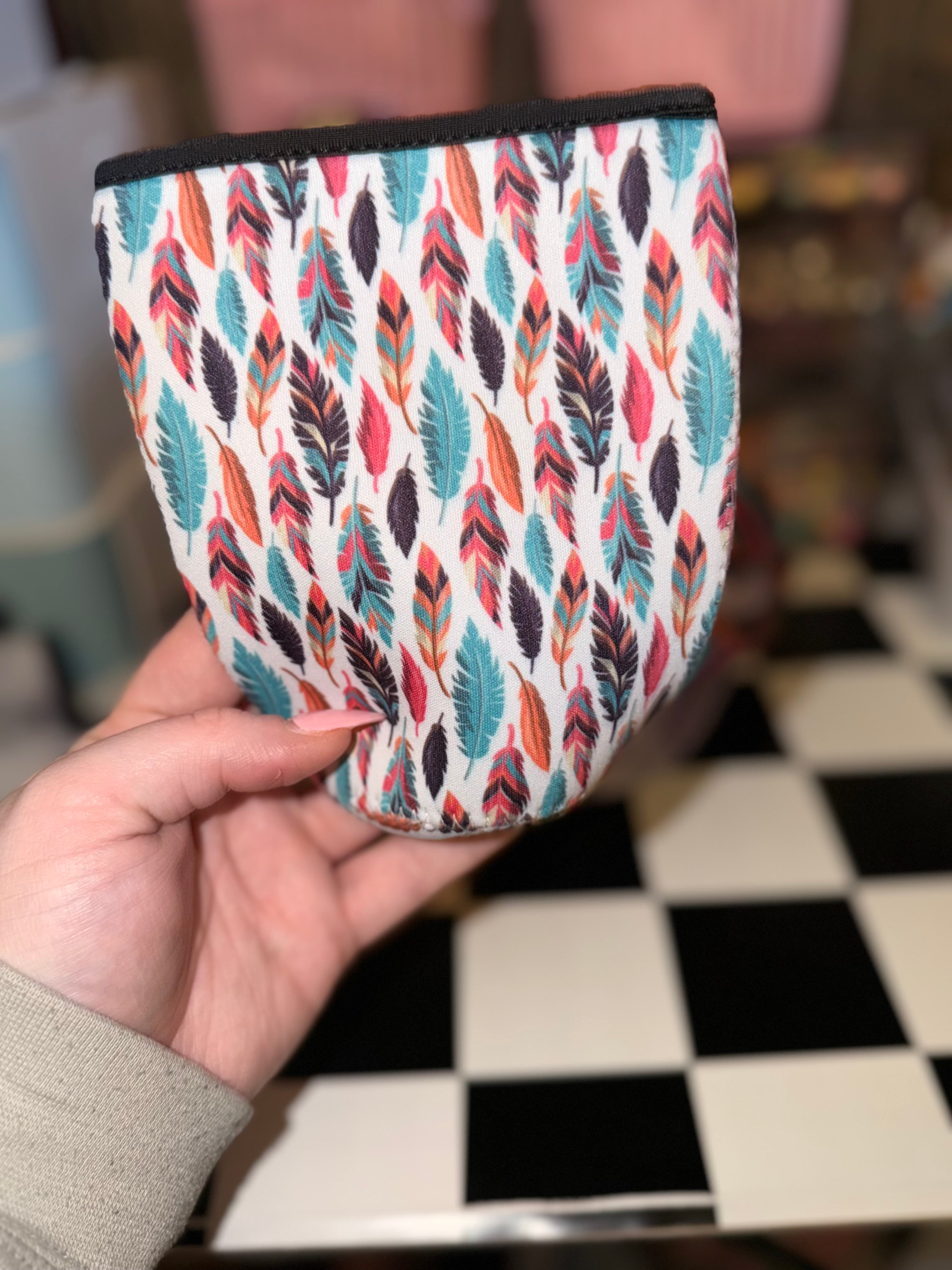 Aztec Flower Coozie